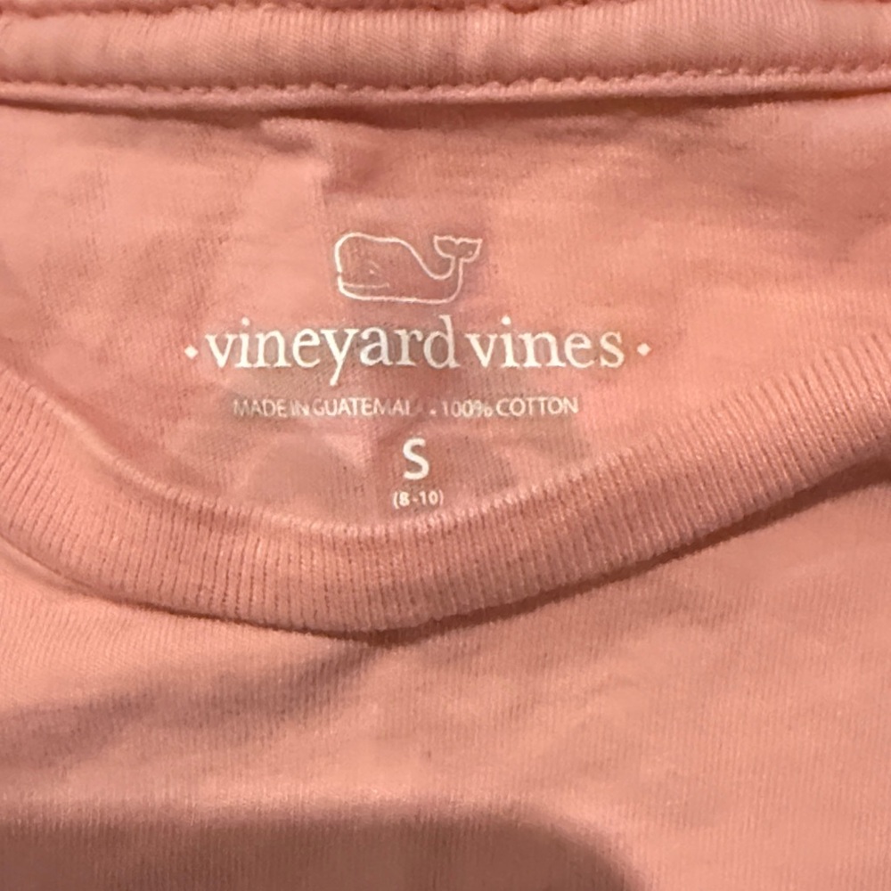 Vineyard Vibes Boy’s Baseball Pink T-Shirt - Picture 2 of 2